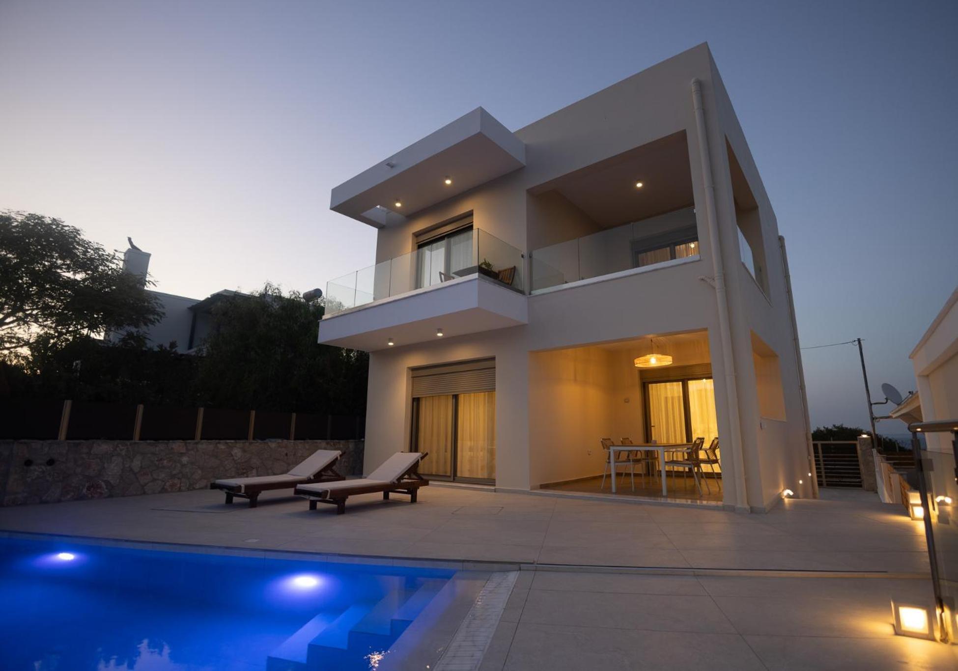 Pava-sea View Brand New 2024 Villa Archangelos (Rhodes)